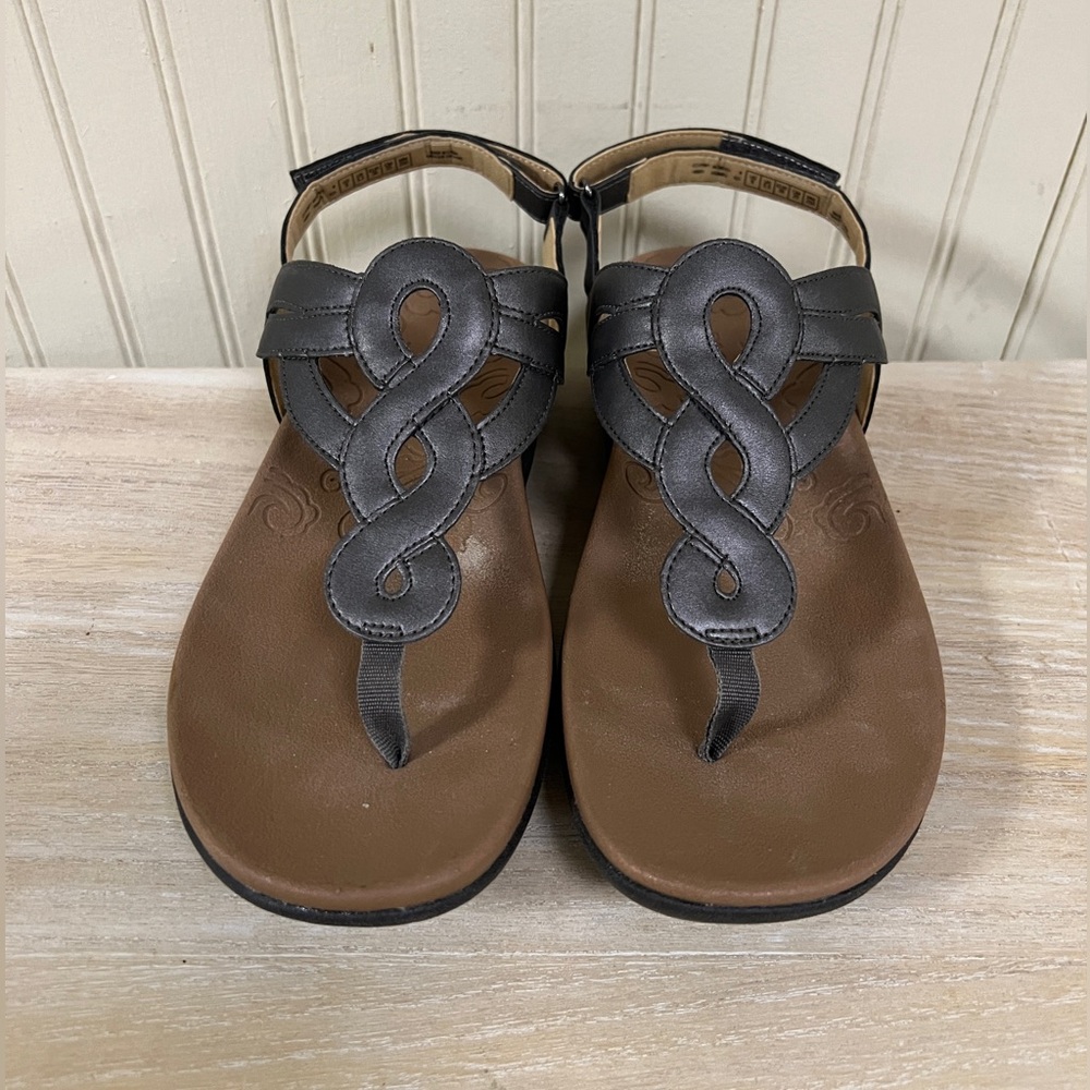 Pewter Rockport Ramona Sandals - 8 Wide